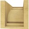 Ekena Millwork 6"W x 12"D x 6"H Wide Hughes Rough Cedar Woodgrain TimberThane Corbel, Primed Tan CORUR06X12X06HUGRCPR - alternate 3